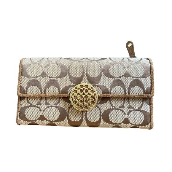 Coach Alexandra signature slim wallet - Picture 1 of 6